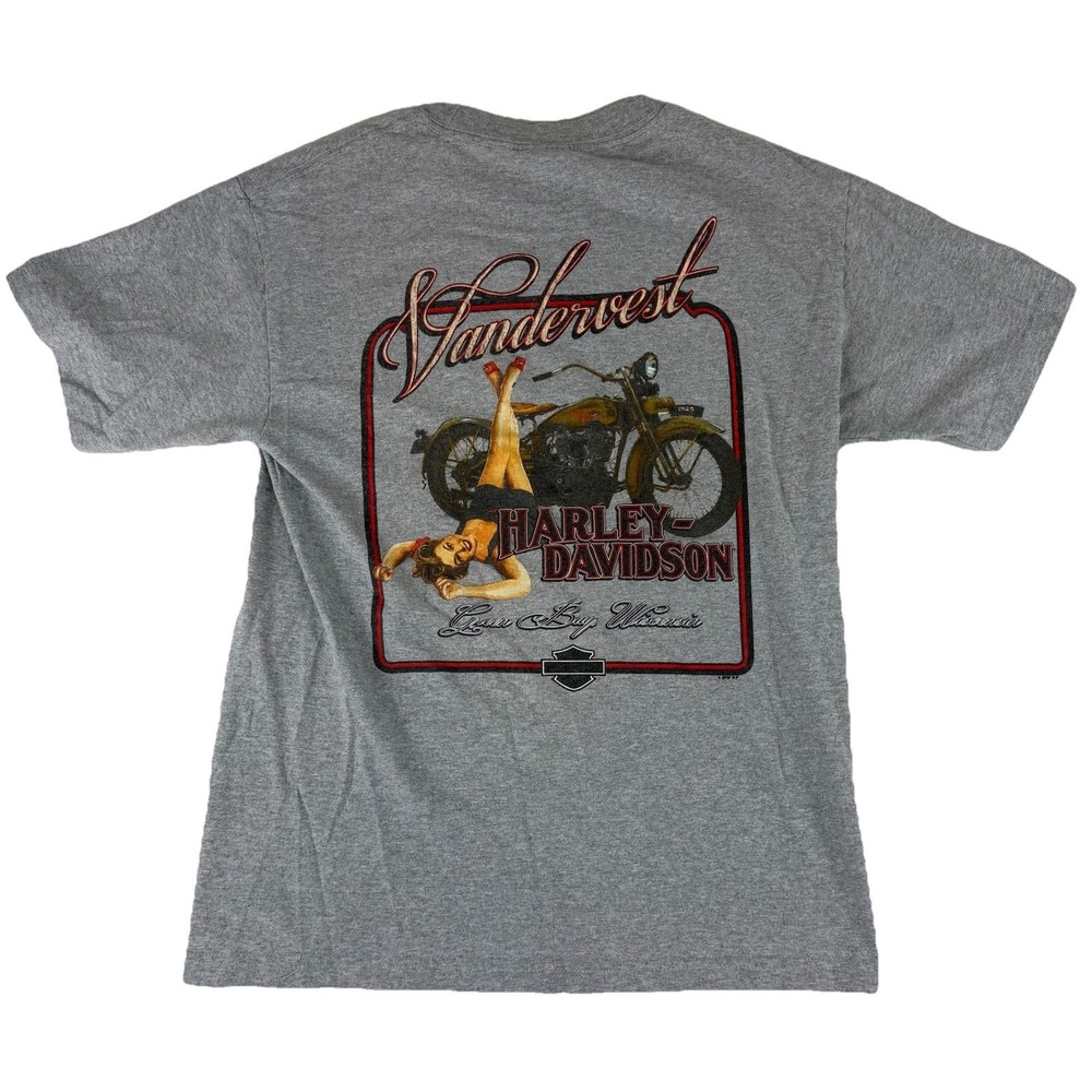 Harley-Davidson Vandervest T-Shirt Size Medium Pin Up Girl‎